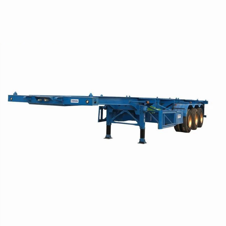 Africa Popular Low Price 20ft 40ft Container Chassisskeleton Semi Trailer Price